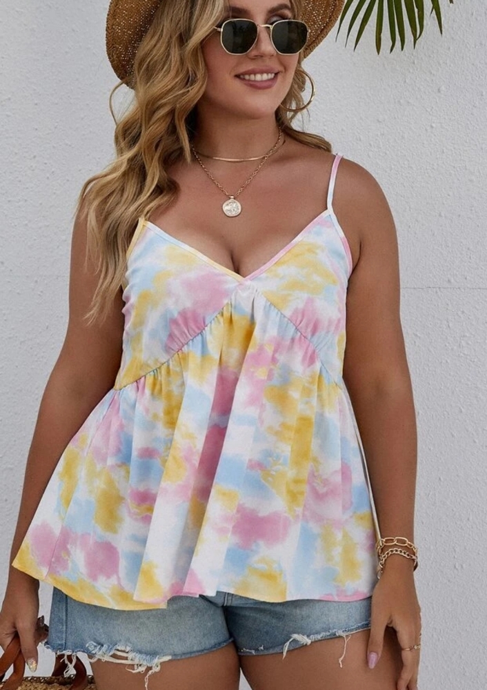 SHEIN | Plus Tie-Dye Cami Top/Tie-dye/4XL